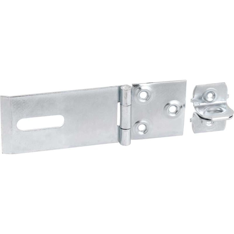 Porta cadeado zincado 3.1/2" - 88,9 mm, encartelado