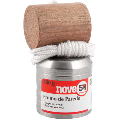 Prumo de metal para parede, 400 g