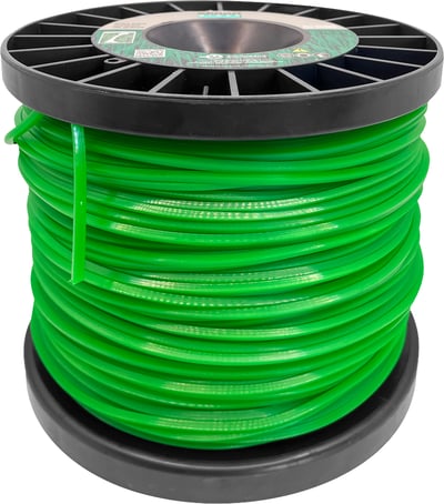Fio de nylon 3,3 mm x 210 m, verde perfil quadrado, 2 kg, 7635
