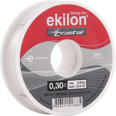 Linha para pesca, 0,30 mm x 100 m, branca
