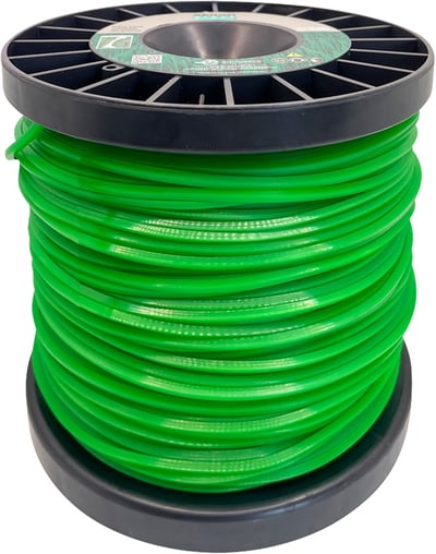 Fio de nylon quadrado, 1,8 mm x 340 m, 1 kg, verde, 007600