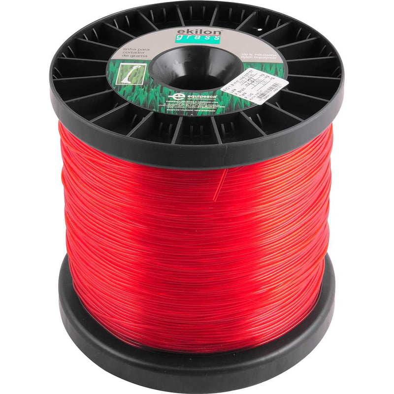 Fio de nylon 1,8 mm x 680 m, vermelho perfil redondo, 7157, EKILON GRASS