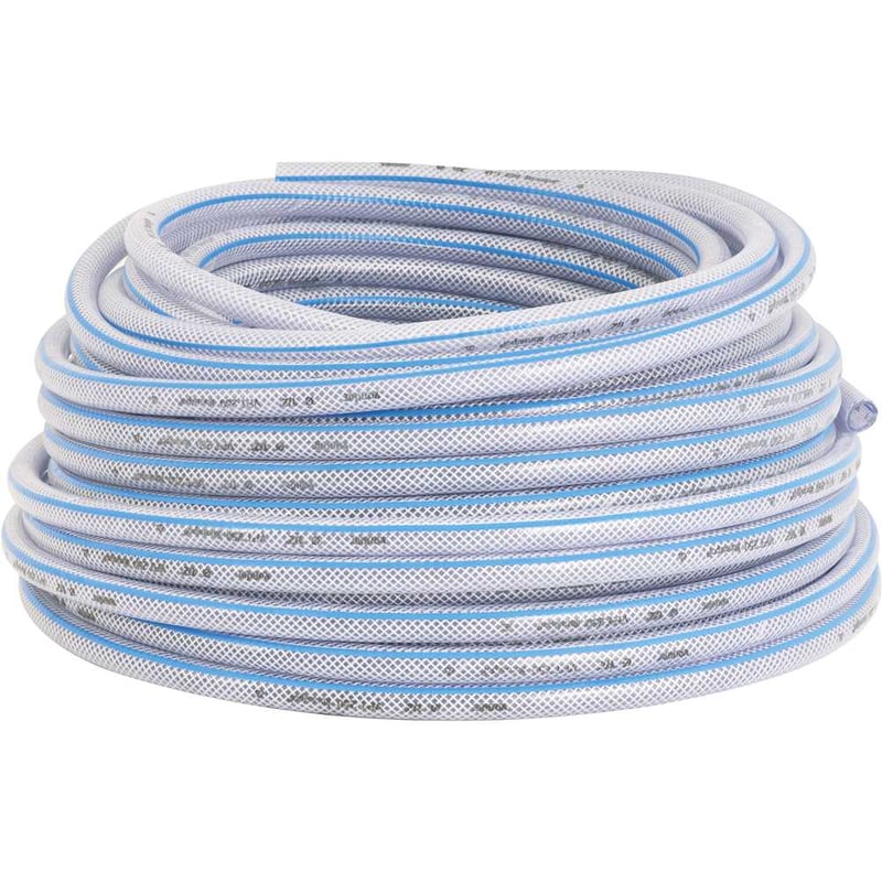 Mangueira PVC cristal trançada, VPT, 250 libras, 3/4"