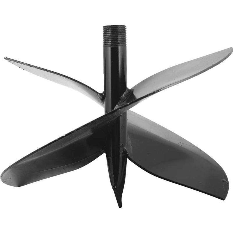Trado/perfurador para terra, 25,0 cm, sem cabo