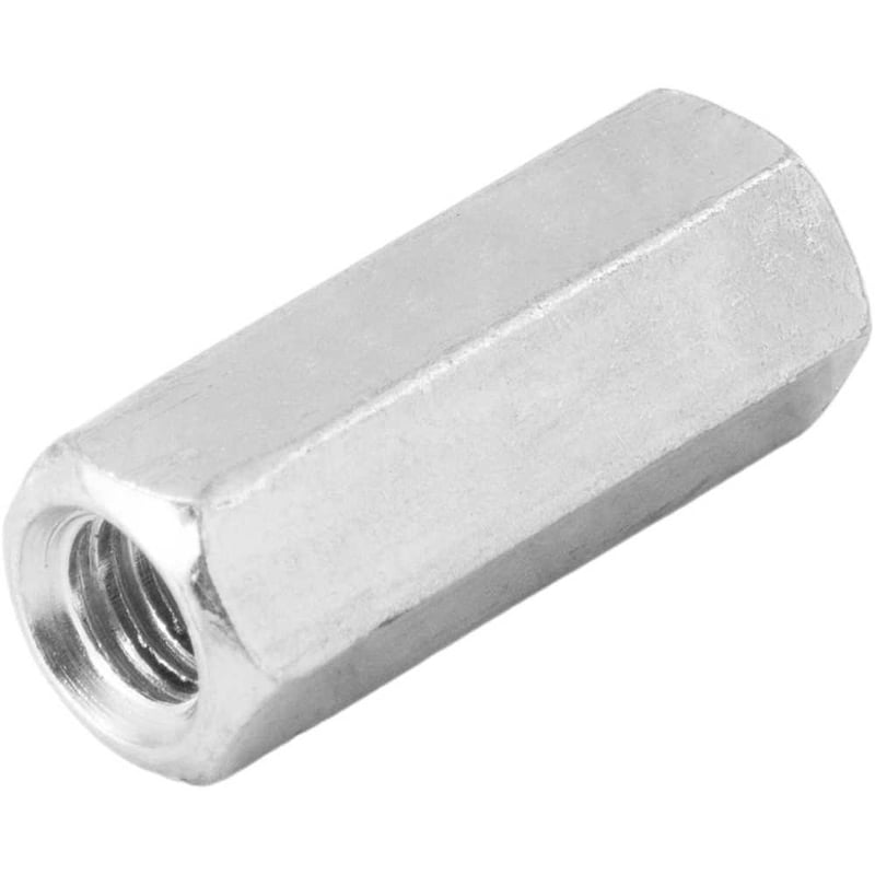 Prolongador para barra roscada 1/4" x 1", rosca UNC zincado