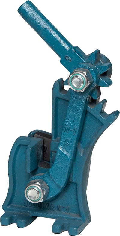 Máquina manual de bancada nº 1, para cortar vergalhões de 2 mm a 16 mm (5/8"), RV-1