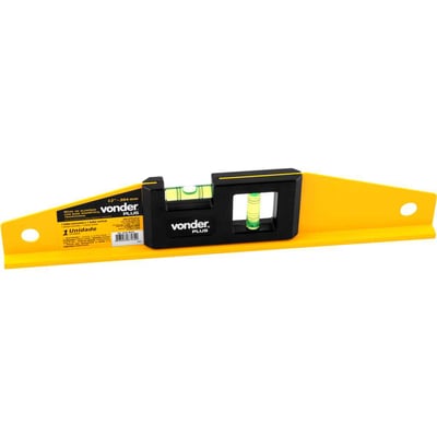Nível de alumínio 12", com base magnética, trapezoidal