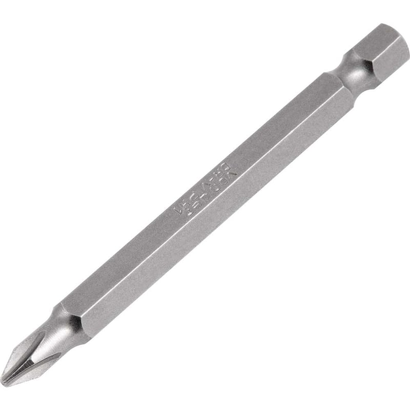 Bits/ponteira phillips com encaixe 1/4", nº 1 x 75 mm, com 5 peças