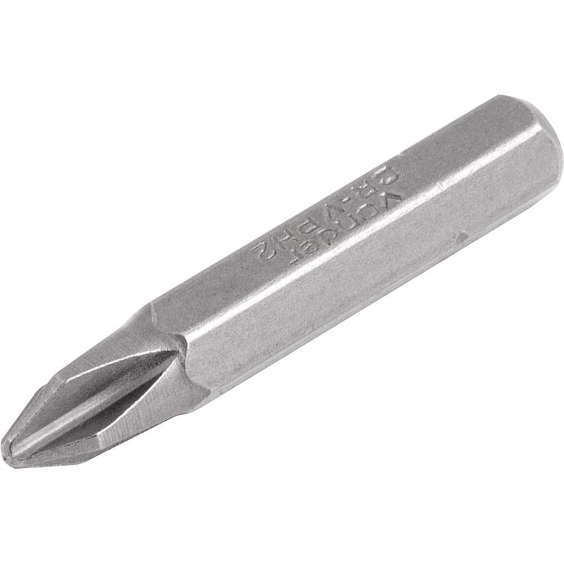 Bits/ponteira phillips com encaixe 1/4", nº 2 x 38 mm, com 5 peças