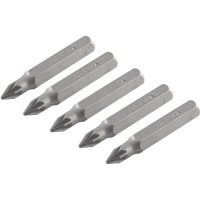 Jogo de bits ponteira pozidrive, com encaixe 1/4", nº 1 x 38 mm