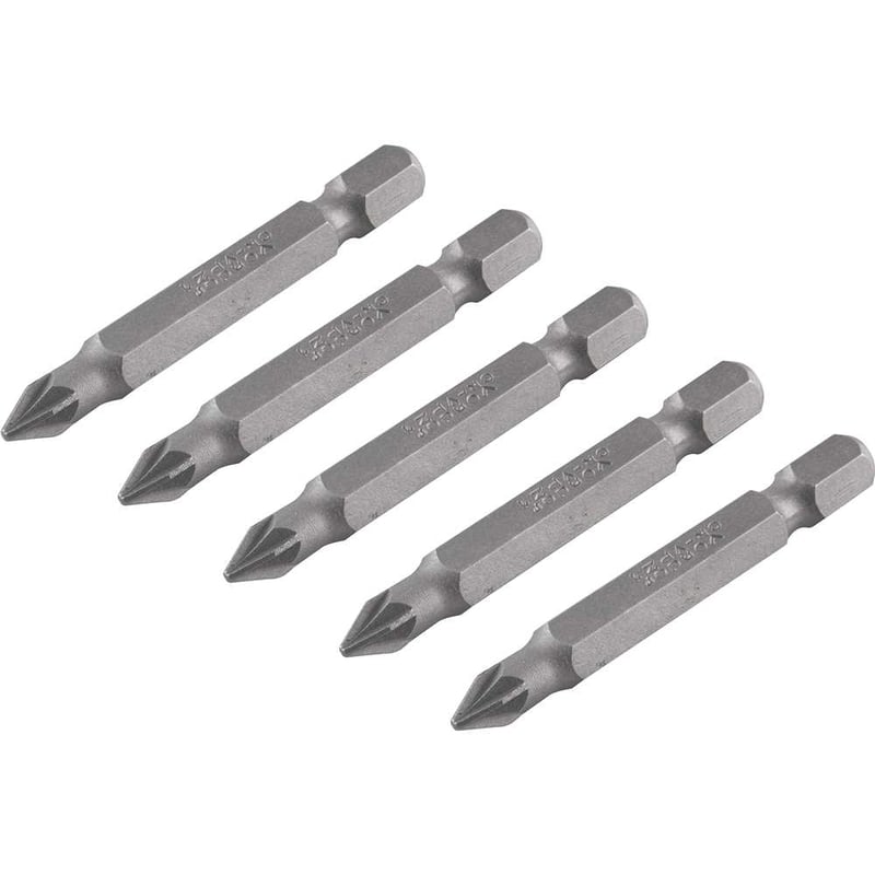 Jogo de bits ponteira pozidrive, com encaixe 1/4", nº 1 x 50 mm