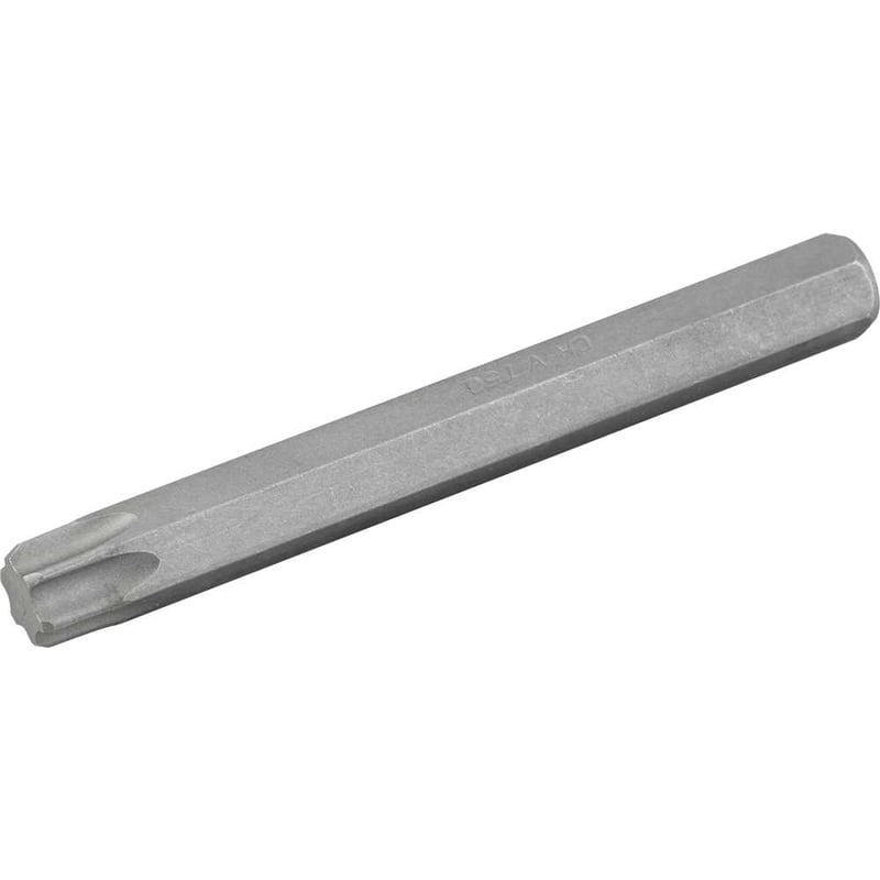 Jogo de bits ponteiras hexalobular com encaixe 5/16", T50 x 75 mm