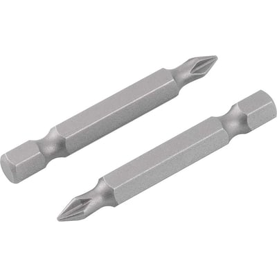 Bits/ponteira phillips S2, encaixe 1/4", nº 1, 3/16" x 50 mm, com 2 peças