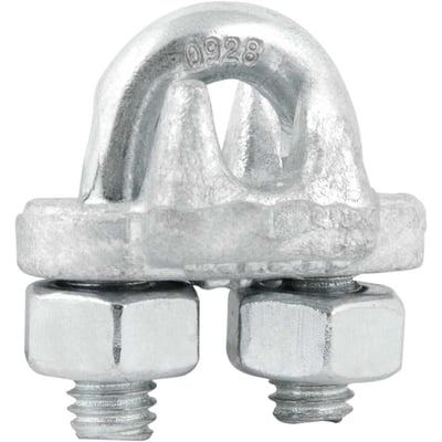Clips para cabo de aço 5/16" - 7,94 mm, pesado, encartelado, VONDER PLUS