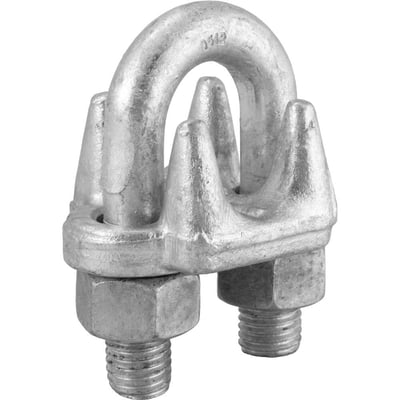 Clips para cabo de aço 1" - 25,40 mm, pesado, a granel