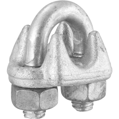 Clips para cabo de aço 1/2" - 12,70 mm, pesado, a granel