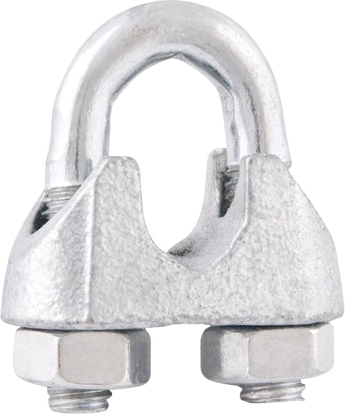 Clips para cabo de aço 3/8" - 9,53 mm