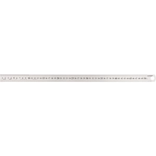 Escala de aço inox, 1.000 mm, rígida
