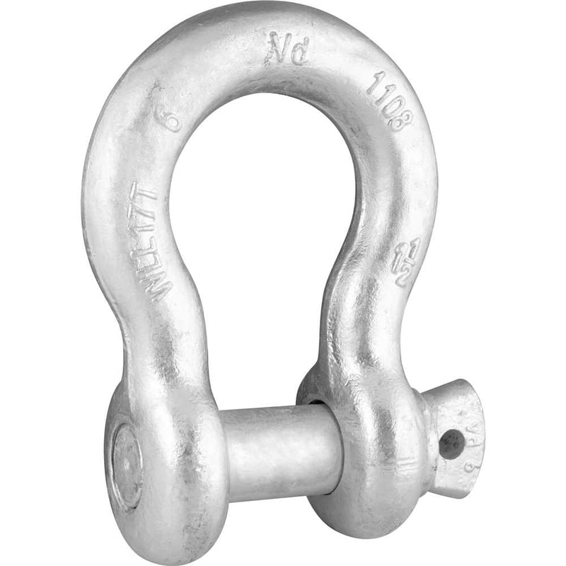 Manilha curva, 1.1/2", 17,0 T, VONDER PLUS