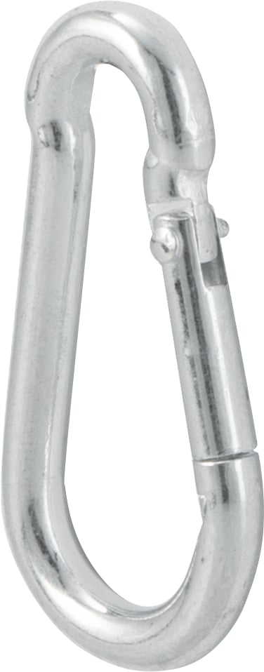 Mosquetão com trava, 4 mm x 40 mm