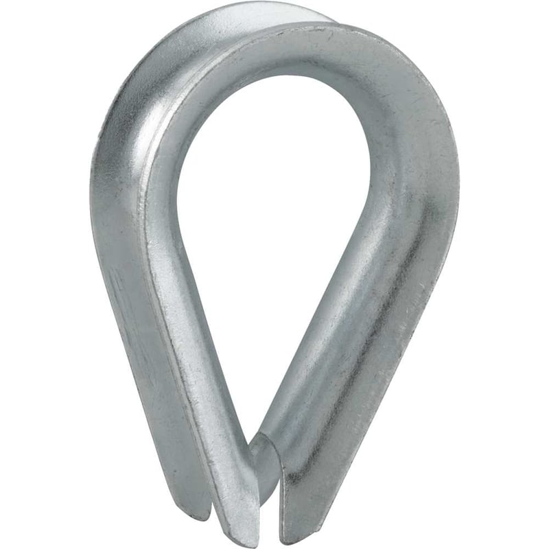 Anilha/sapatilho para cabo de aço, 12,7 mm - 1/2"