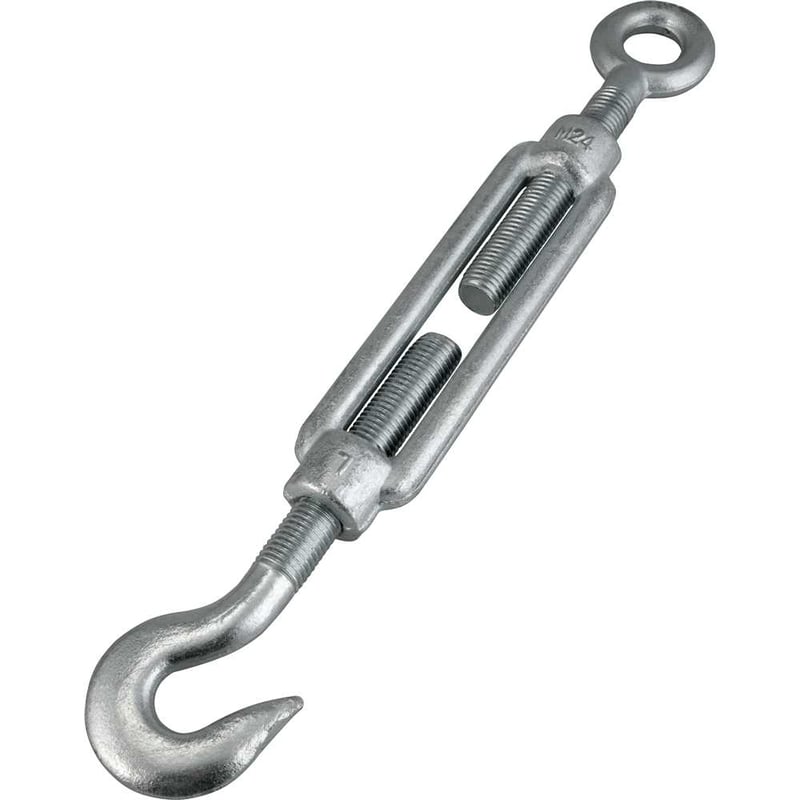 Esticador gancho/olhal para cabo de aço 1"- 25,4 mm, VONDER PLUS