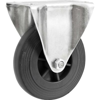 Rodízio fixo 5", para carrinho plataforma de 300 kgf