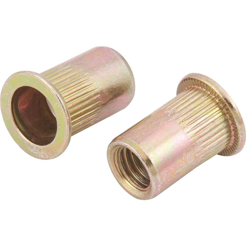 Rebite de rosca em aço carbono, rosca M8 x 18,0 mm