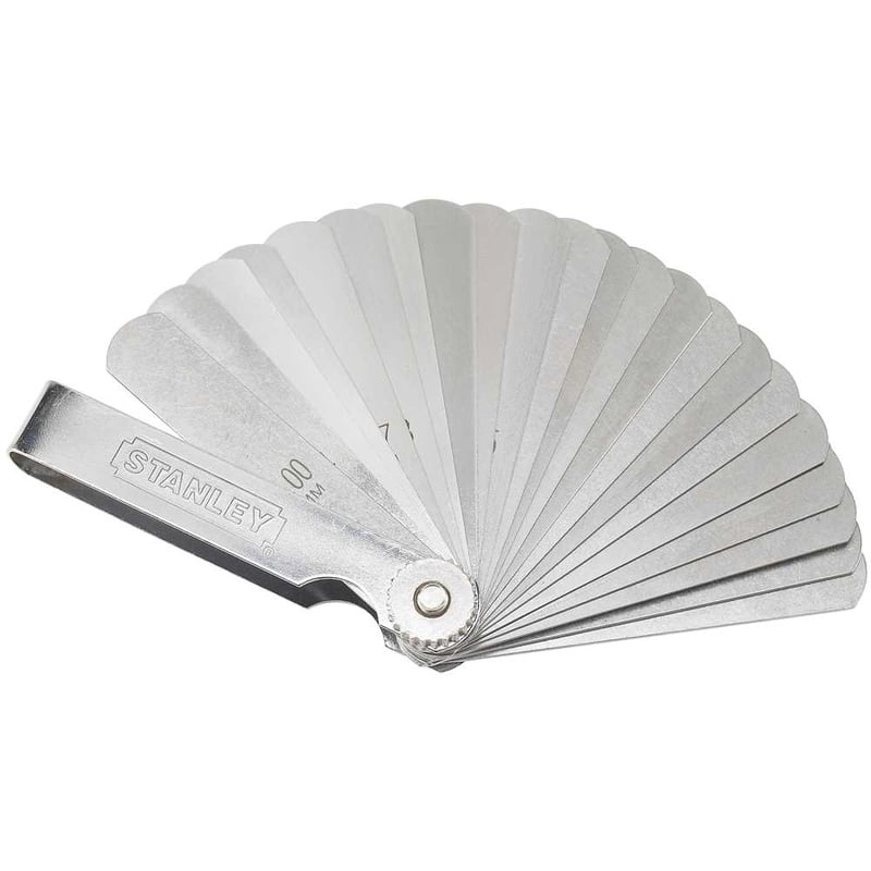 Cálibre de folga 0,038 mm a 1,00 mm com 25 lâminas, 78-212