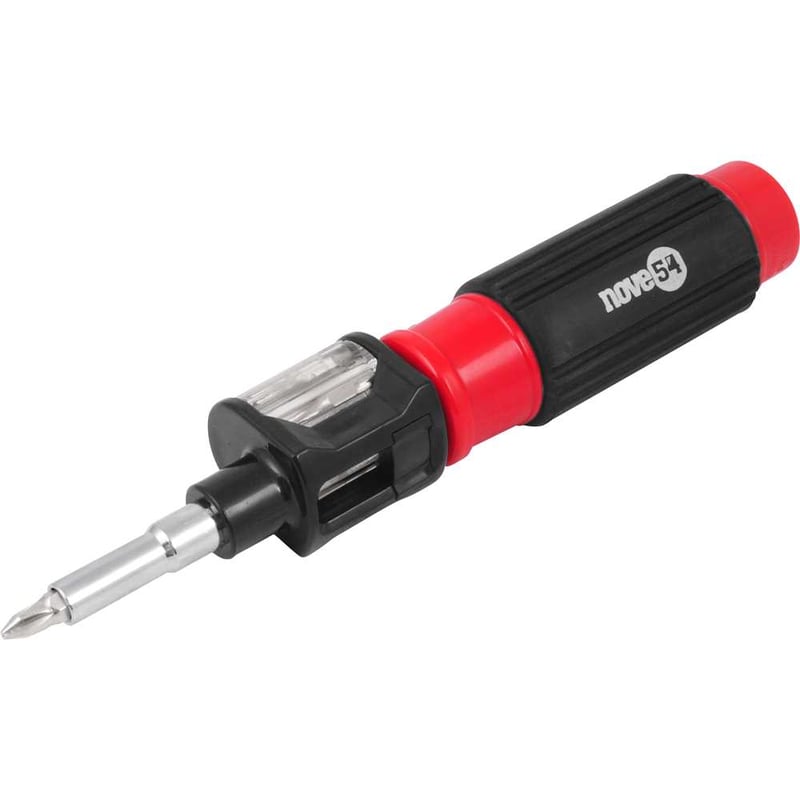 Jogo de bits/ponteiras, com 7 peças, encaixe sextavado 1/4"- 6,35 mm