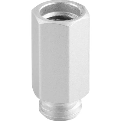 Adaptador para boina dupla face, M14 fêmea para 5/8" macho