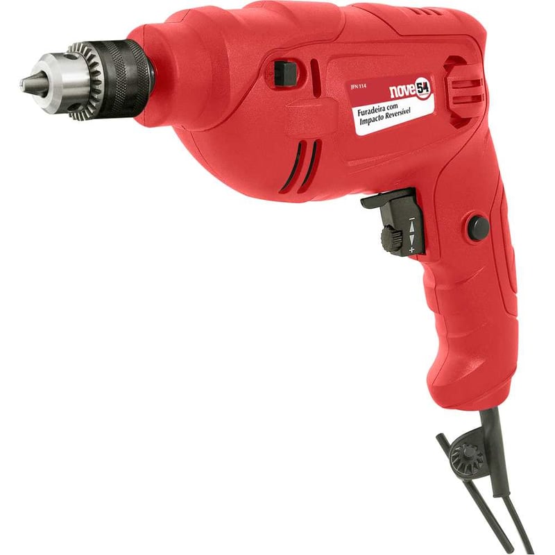 Furadeira de impacto 3/8", 300 W, 220 V~, com jogo de 114 peças, JFN 114