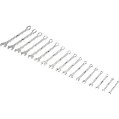 Jogo de chaves combinadass, 6 mm a 22 mm, 17 peças, com suporte
