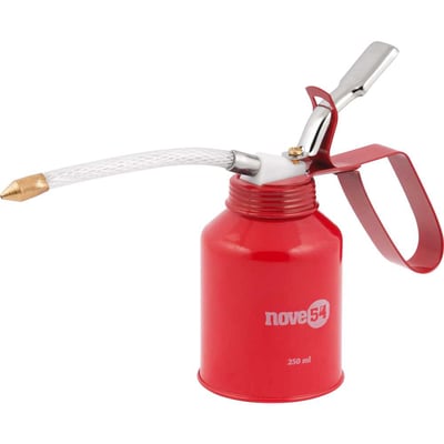Almotolia metálica, 250 ml, extensão flexível