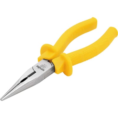 Alicate bico meia-cana reto 6", com isolação até 1.000 V