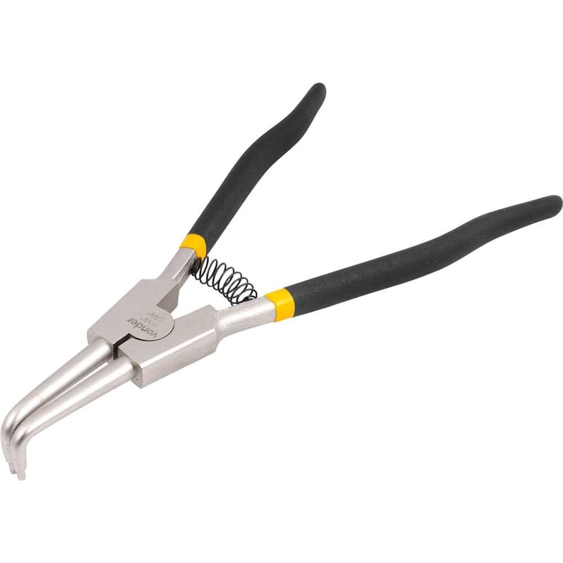 Alicate para anéis externos, bico curvo, 11.1/2" - 292 mm