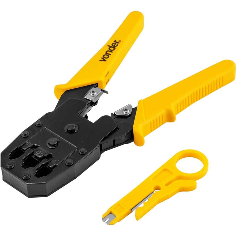 Alicate crimpador, RJ11/RJ12/RJ45, ACV 245