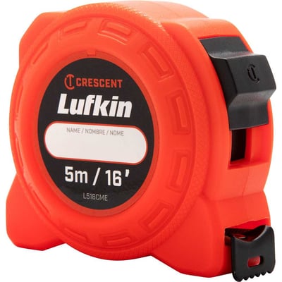Trena curta com trava, 5 m x 19 mm, display com 12 peças, L-516CMED