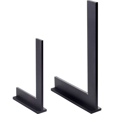 Esquadro de aço com base 150 mm x 100 mm, 4085