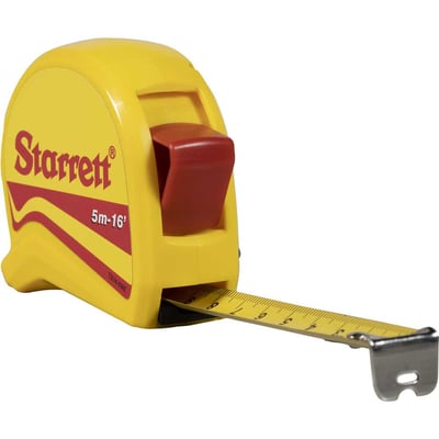 Trena curta de aço, 5 m x 19 mm, display com 6 peças, DTS34-5ME