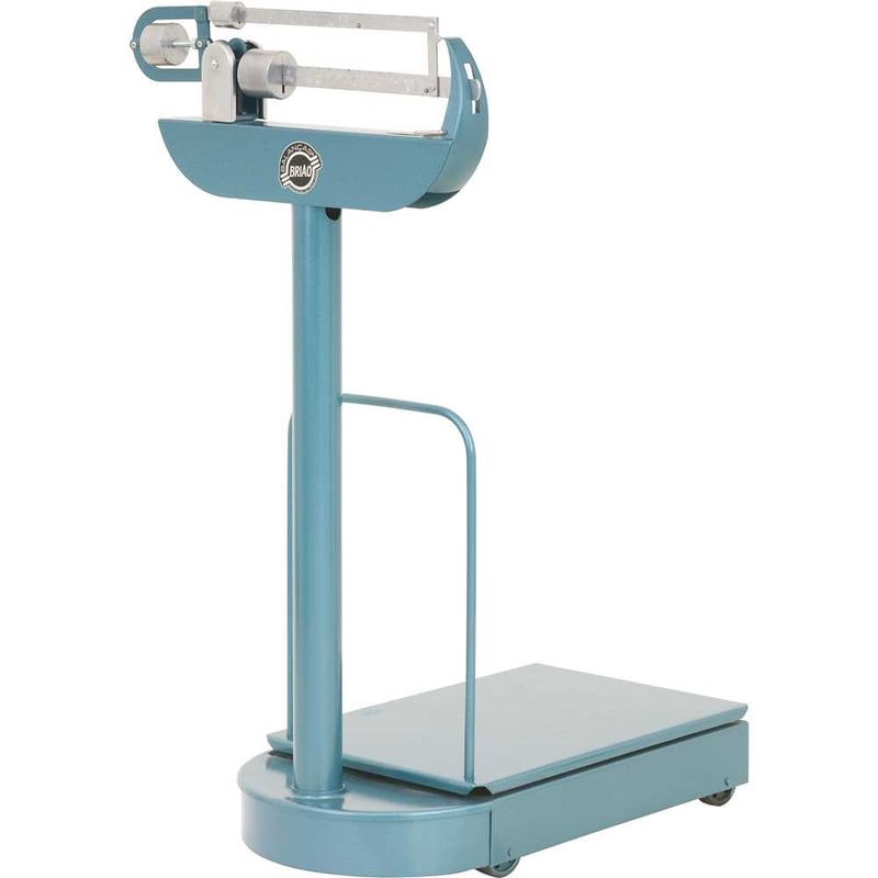 Balança tipo romana 300 kg, plataforma 39 cm x 56 cm, 6RC BRIÃO