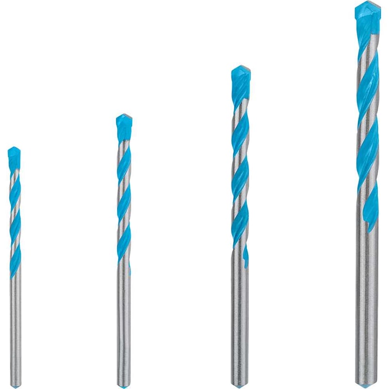 Jogo de brocas para concreto, com ponta de metal duro, 4 mm a 8 mm, com 4 peças, 2 608 900 645