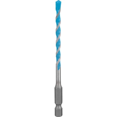 Broca multiuso, com ponta de metal duro e encaixe hexagonal de 1/4", 5,0 mm x 100 mm, Expert HEX-9 Multiconstruction