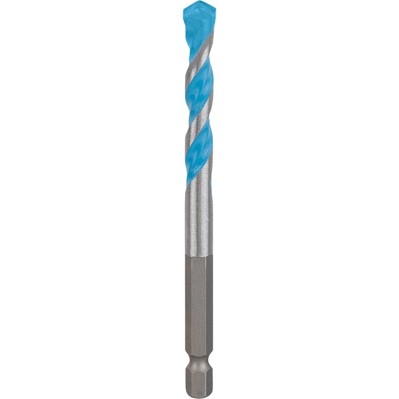Broca multiuso, com ponta de metal duro e encaixe hexagonal de 1/4", 8,0 mm x 100 mm, Expert HEX-9 Multiconstruction