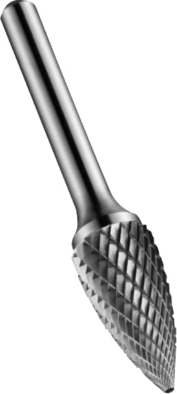 Lima rotativa árvore ponteaguda, 6,0 mm x 18,0 mm, com haste 6,0 mm