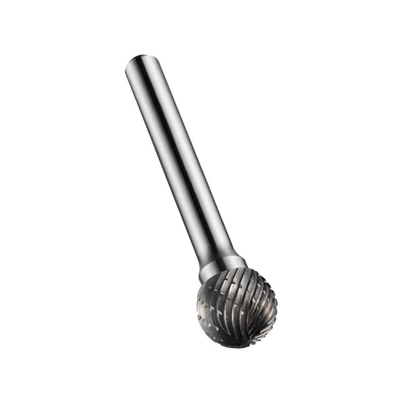 Lima rotativa esférica, 6,0 mm x 4,7 mm, com haste 6,0 mm
