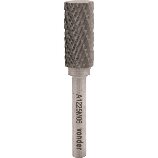 Lima rotativa cilíndrica, 10,0 mm x 20,0 mm, com haste 6,0 mm