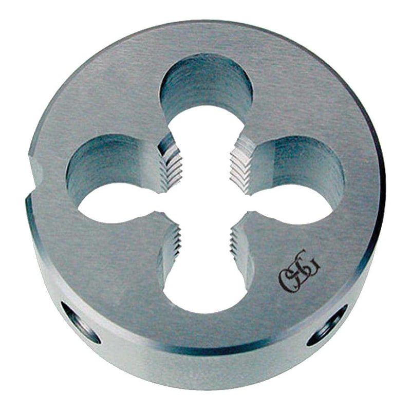 Cossinete de aço rápido 1/2", UNC, externo 38 mm, sem peeling, DIN 223B 106/8C