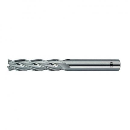 Fresa de topo em aço rápido longa 12,0 mm, com 8% de cobalto, 4 cortes, DIN 844N 802/2