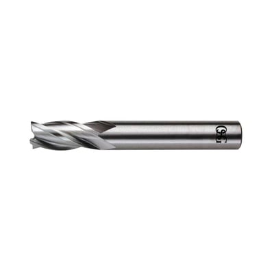 Fresa de topo em aço rápido 14,0 mm, com 8% de cobalto, 4 cortes, DIN 844N 802/1